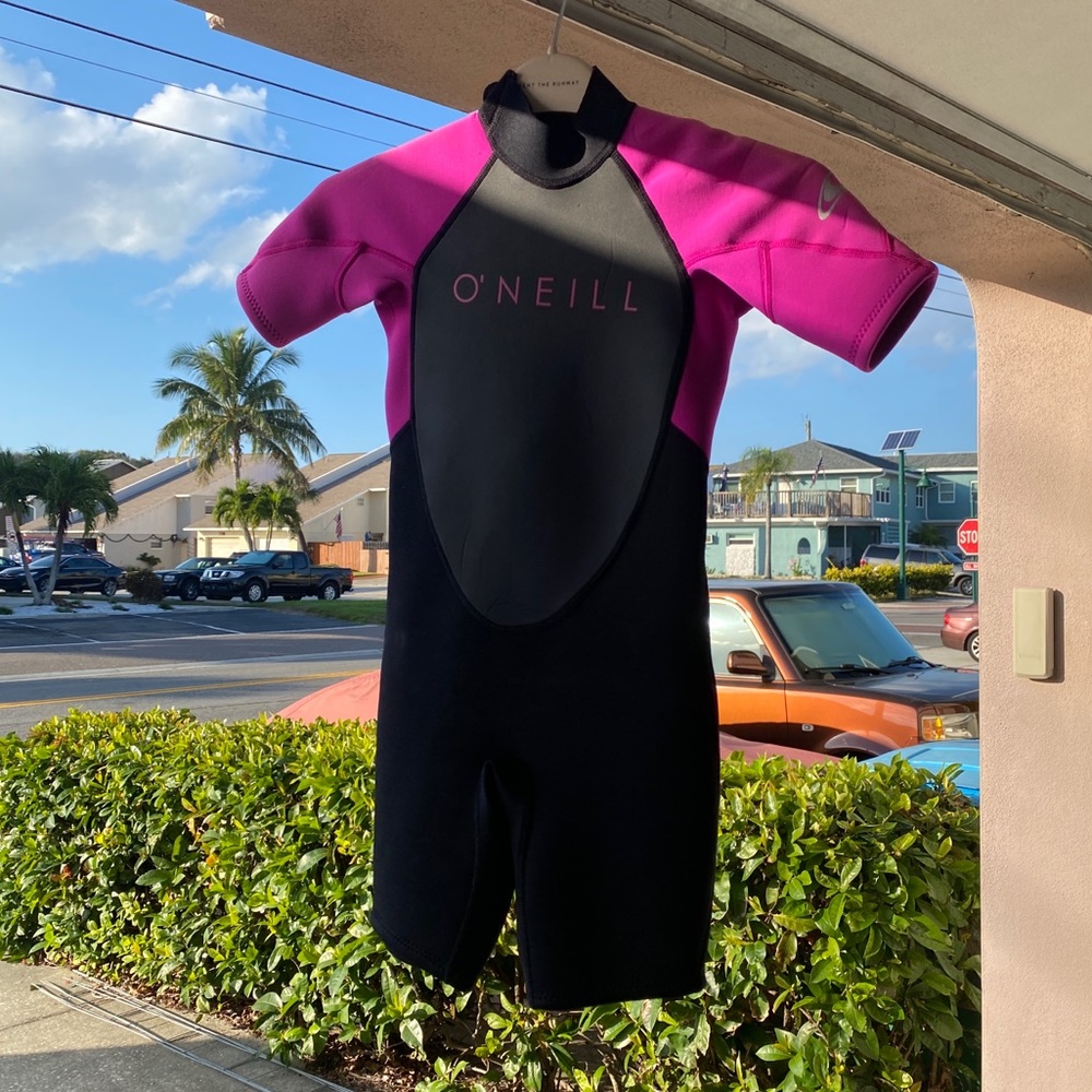 Girls O’Neill size 8 Spring Suit Wetsuit Youth Reactor
